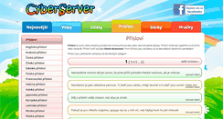 Desktop Screenshot of prislovi.cyberserver.cz