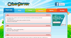 Desktop Screenshot of cyberserver.cz