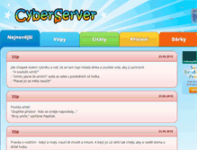 Tablet Screenshot of cyberserver.cz