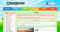 Desktop Screenshot of citaty.cyberserver.cz